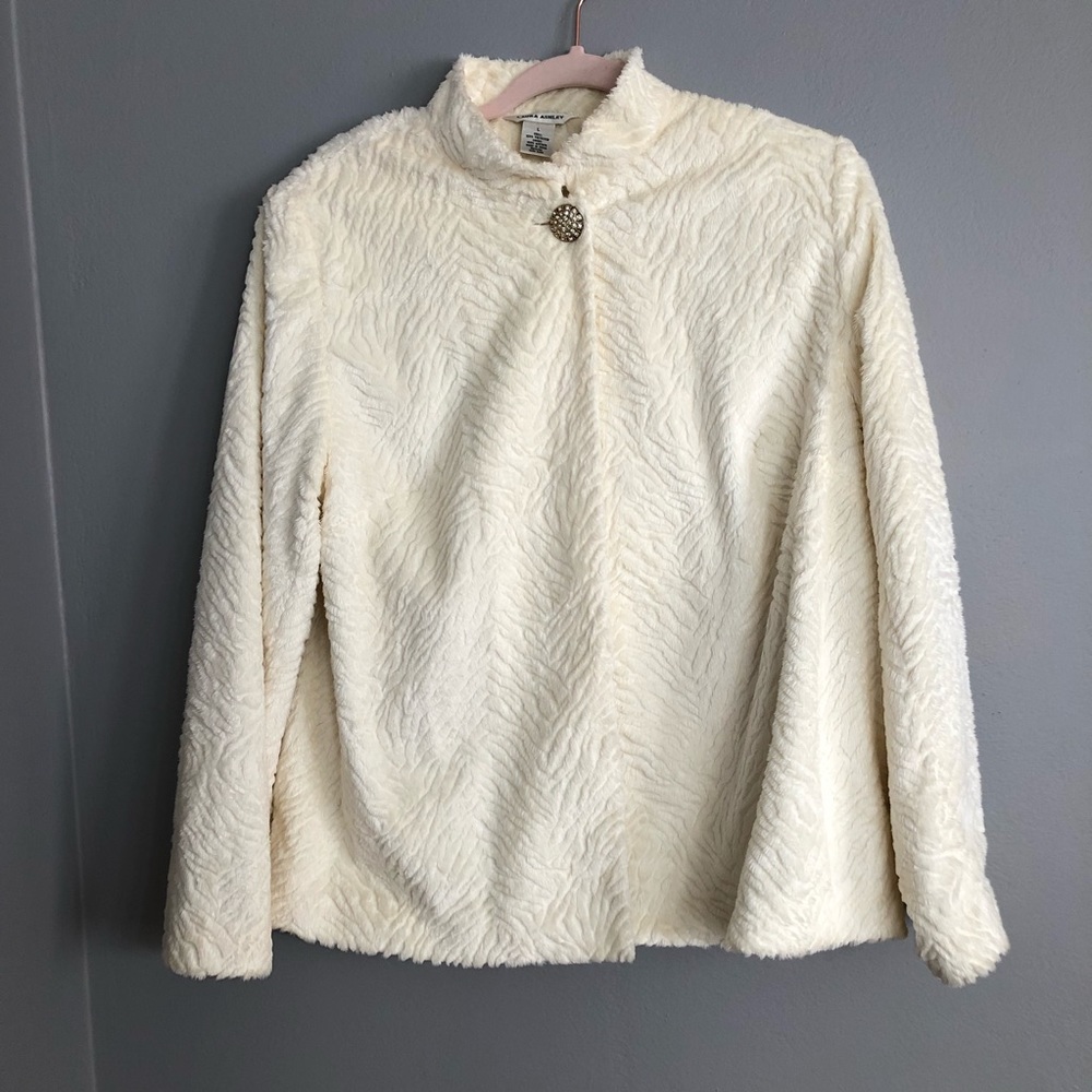 Laura Ashley faux fur coat